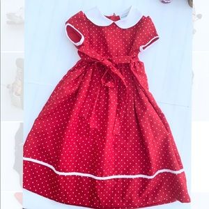 Rare Editions vintage red dress, Christmas holiday